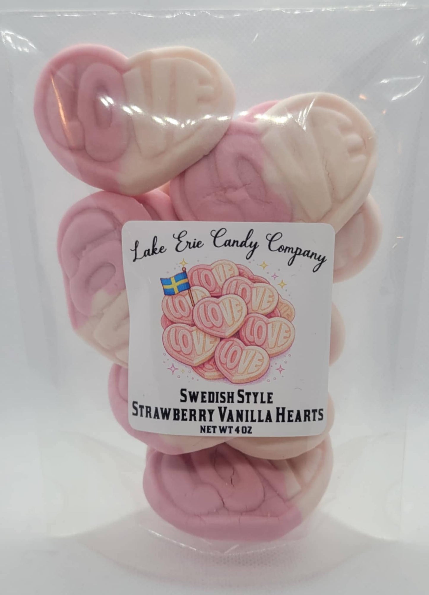 Swedish Style Strawberry Vanilla Hearts