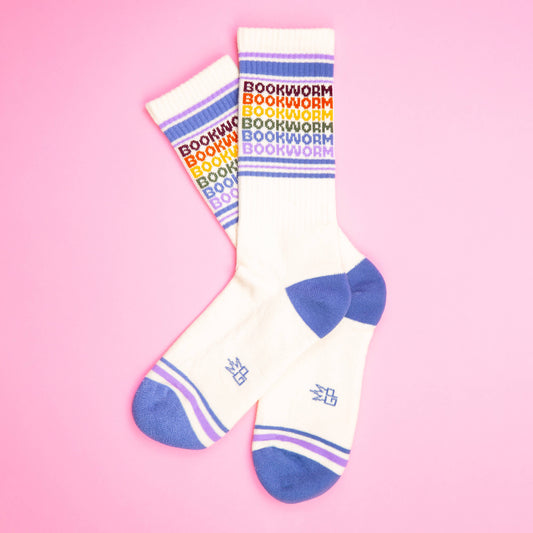 Bookworm Rainbow Crew Socks
