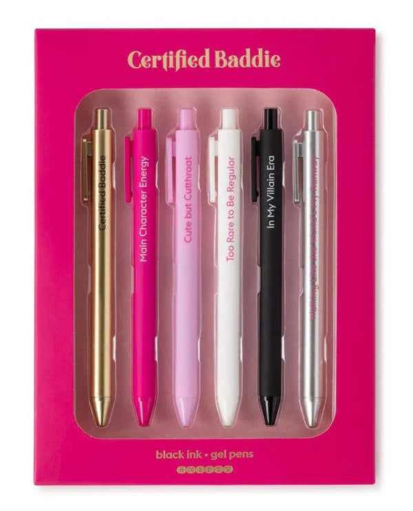 Certified Baddie Gel Pen Set