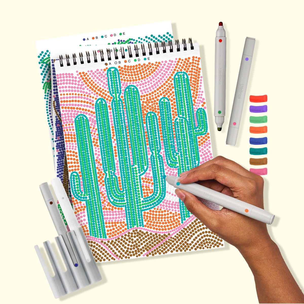 Landscapes FlowArt - Dot By Letter