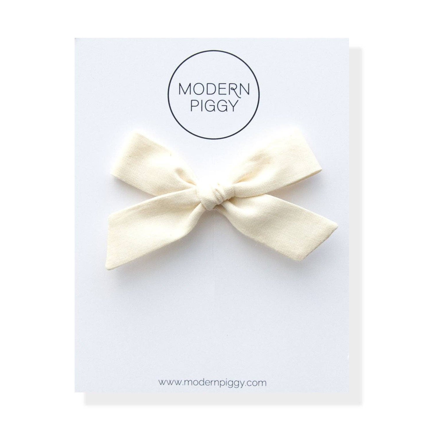 Whisper | Alligator Clip Hand-tied Bow