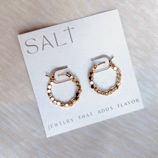 Beaded Hoops
