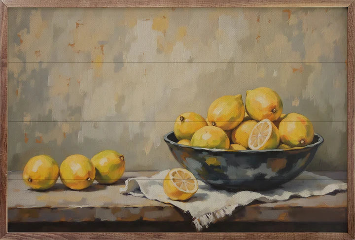 Bowl of Lemons Sign