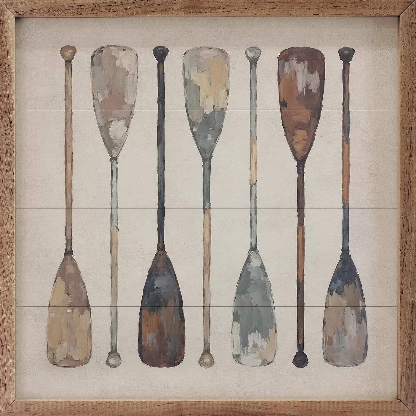 Vintage Boat Oars Sign