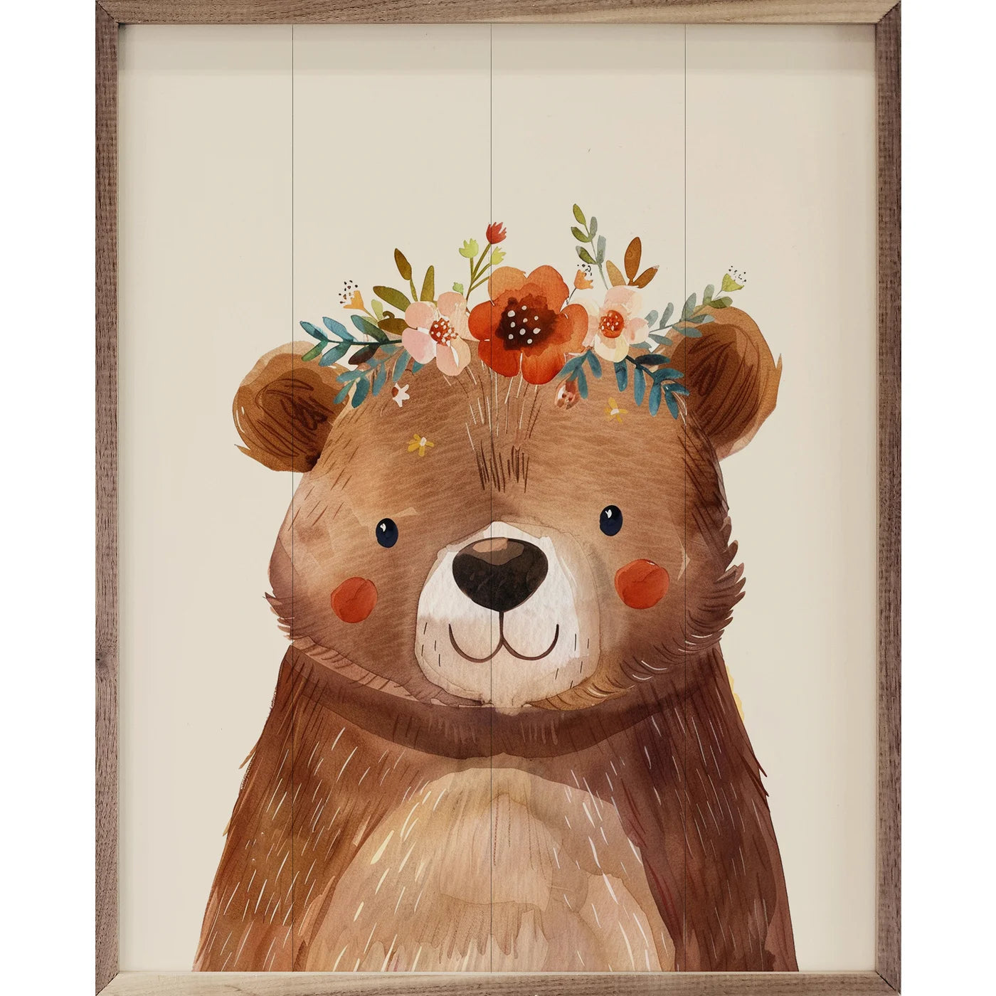Boho Woodland Bear Sign