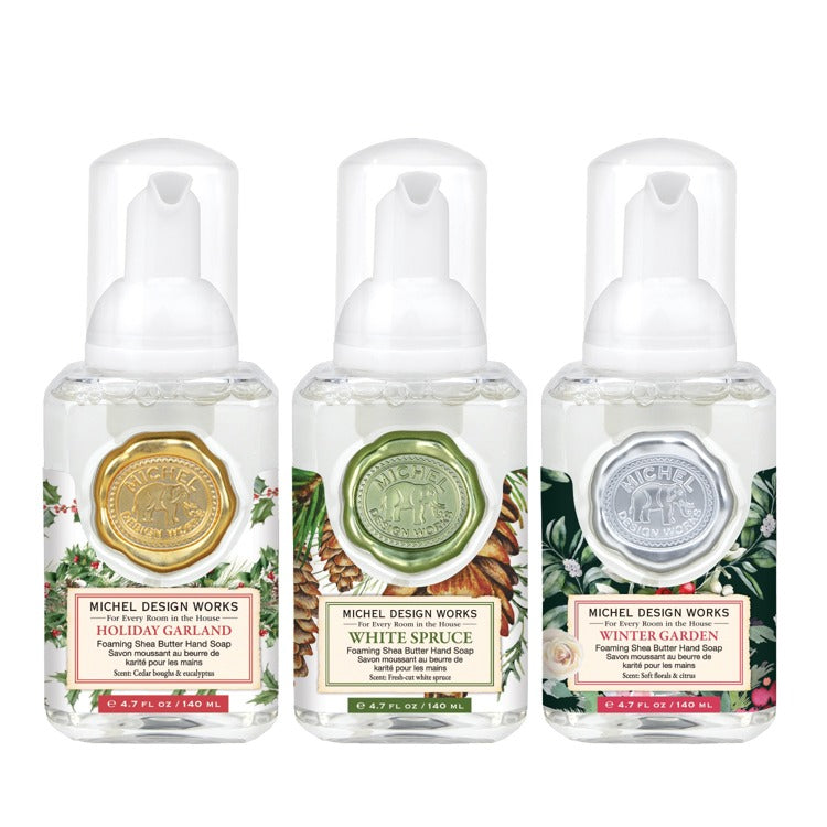 Holiday Wishes Mini Foaming Soap Set
