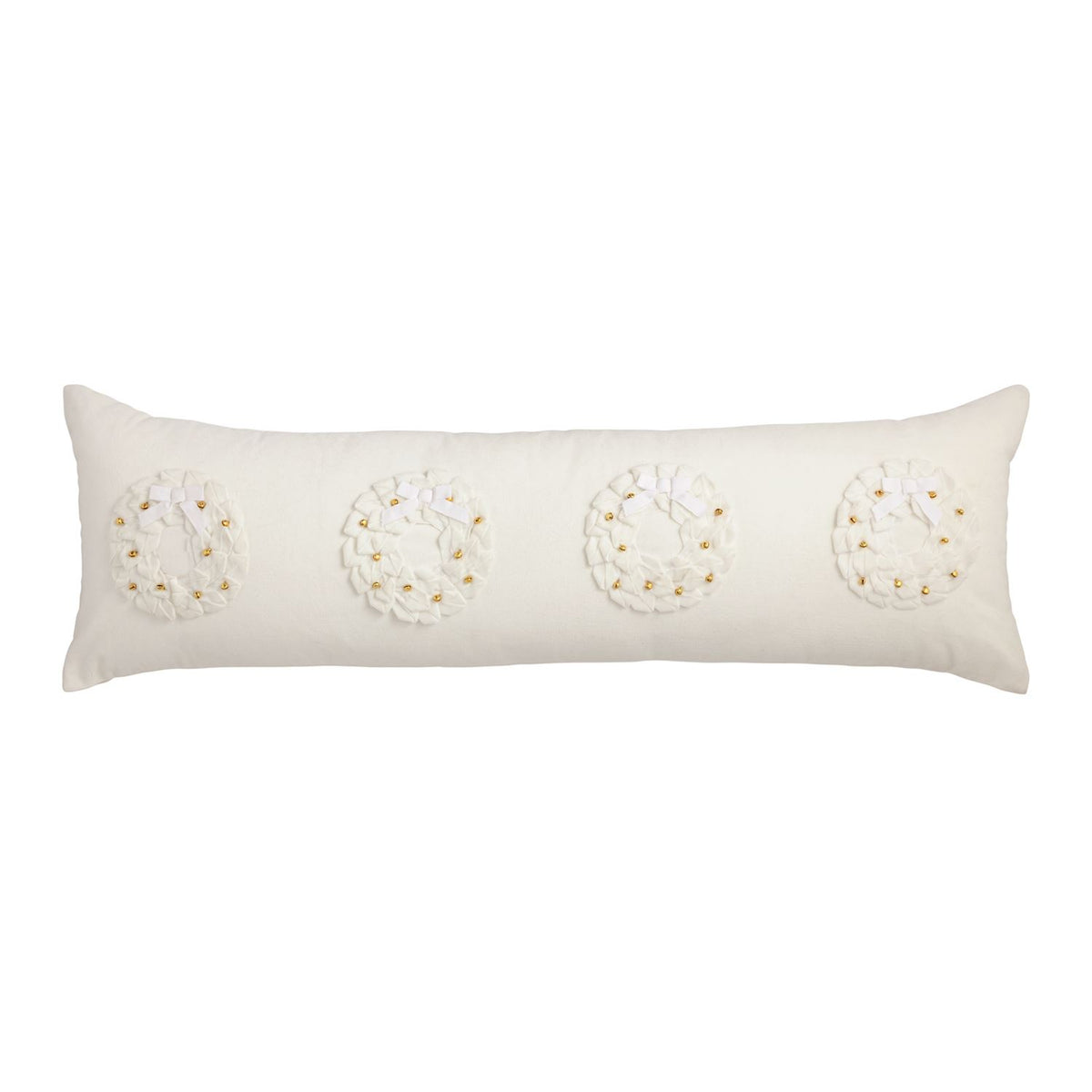 Jingle Wreath Long Pillow