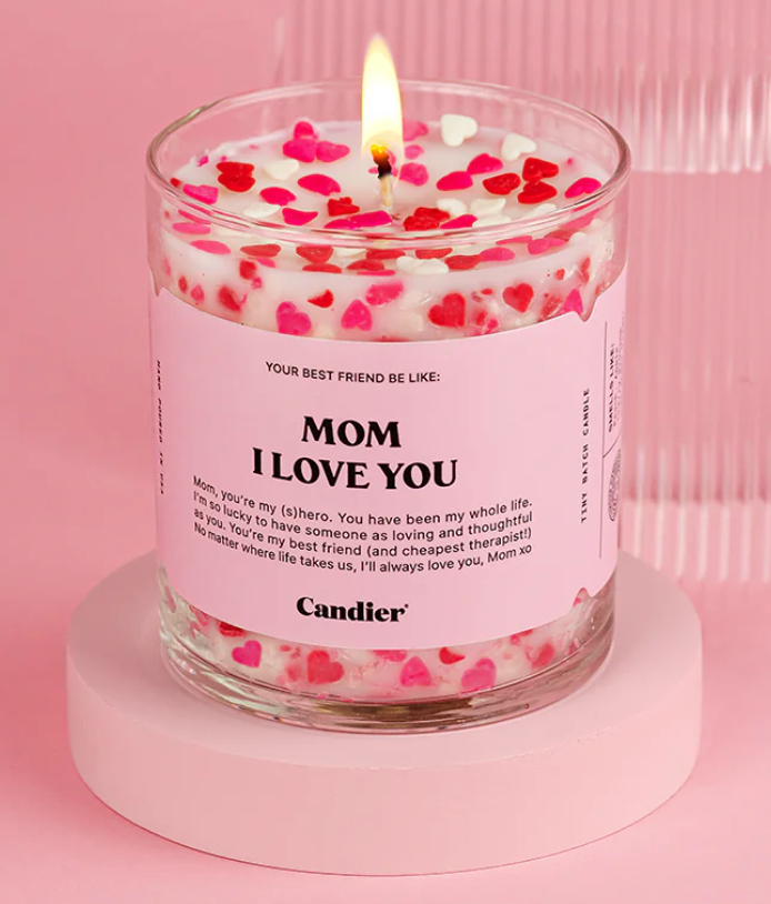 Mom, Love You Candle