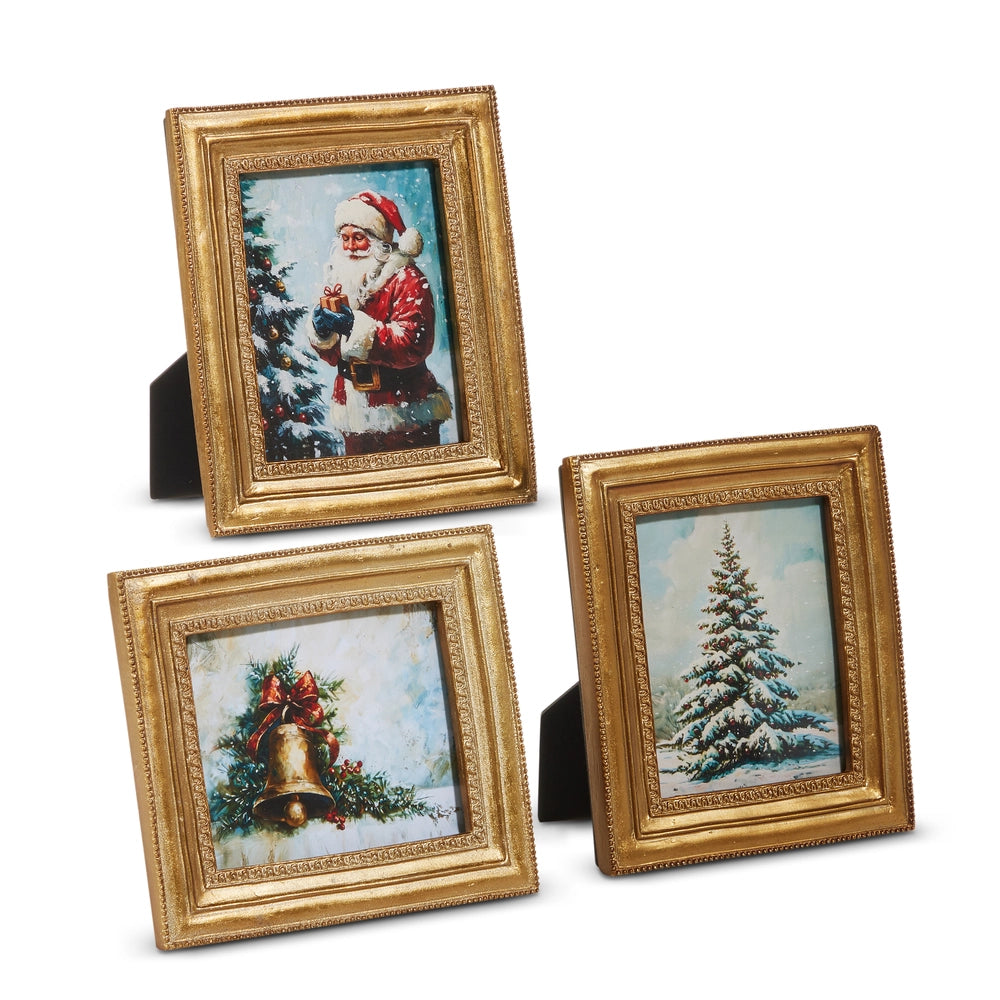 Winter Holiday Framed Art
