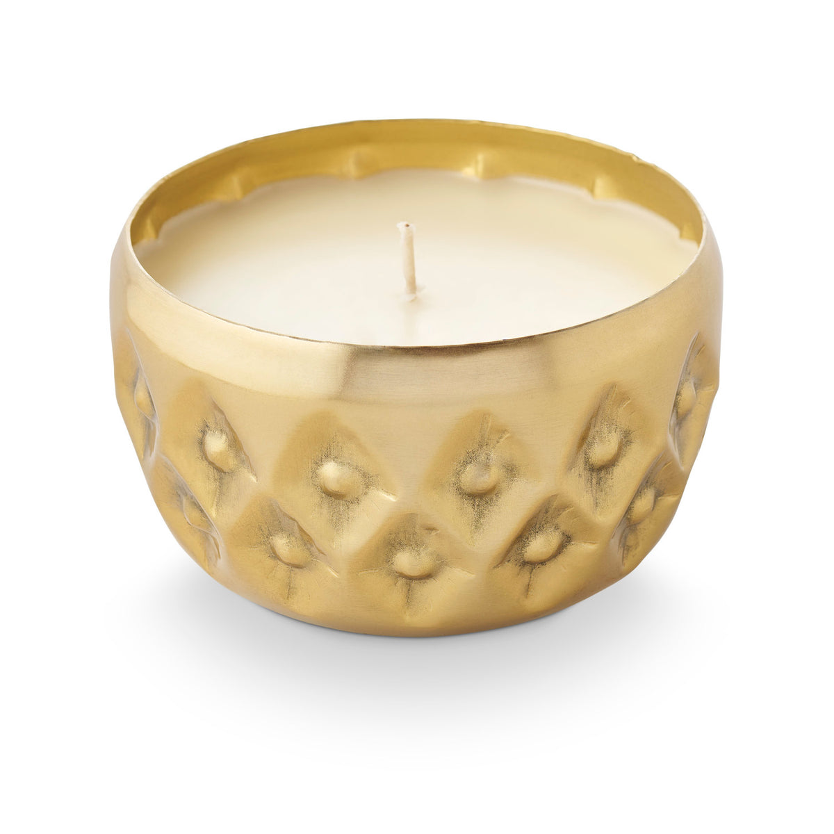 Winter White Radiant Pressed Metal