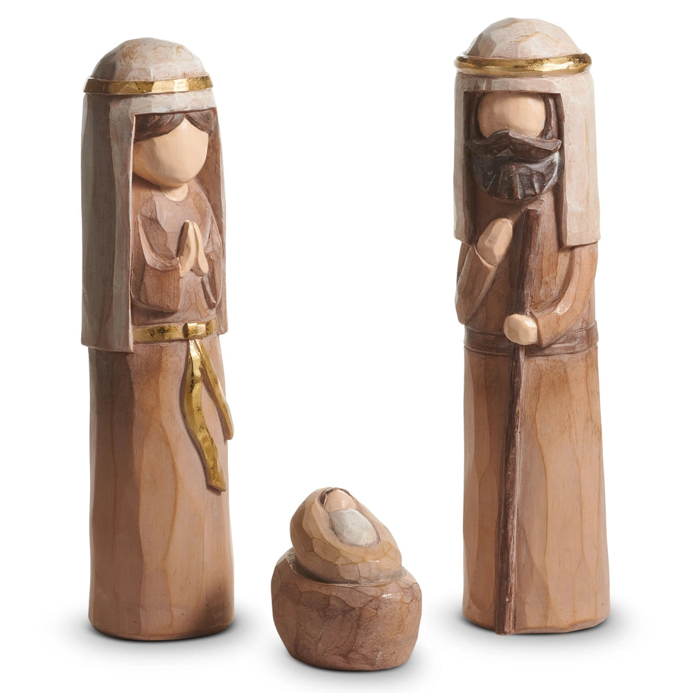 Carved Holy Family