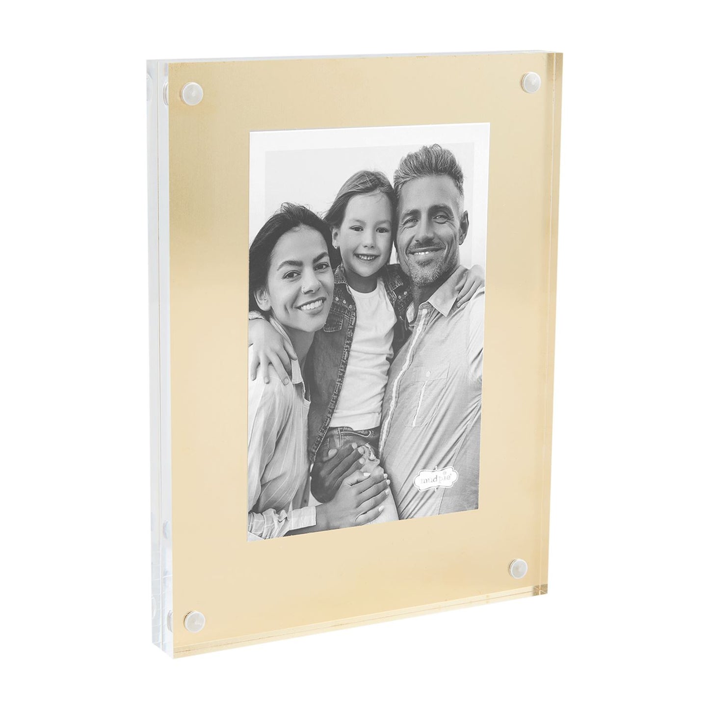 Large Brass Acrylic Frames