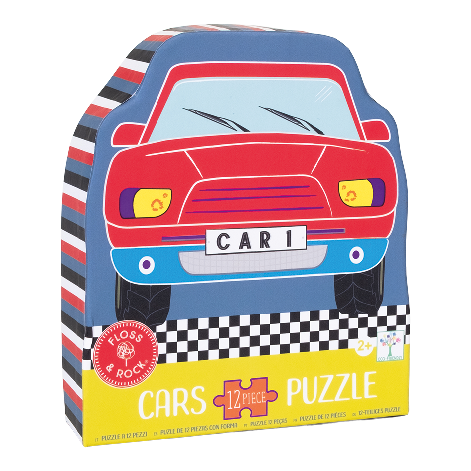 Cars Shaped Jigsaw with Shaped Box