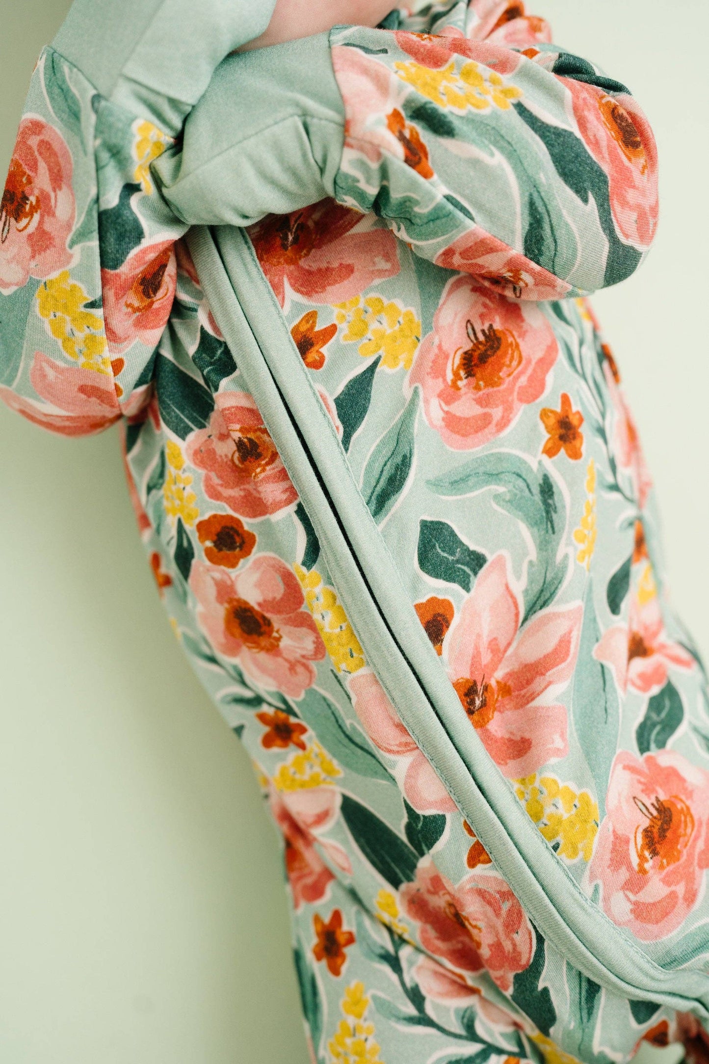 Watercolor Floral Bamboo Sleeper