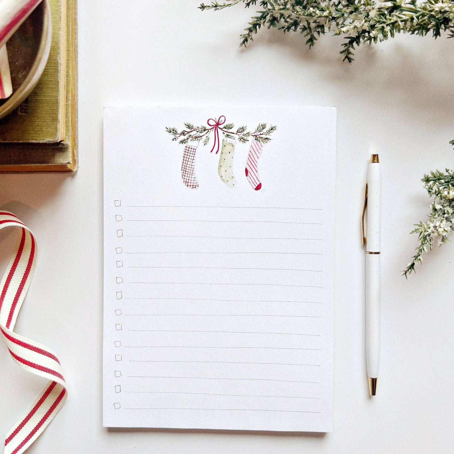 Gifts Christmas Checklist Notepad