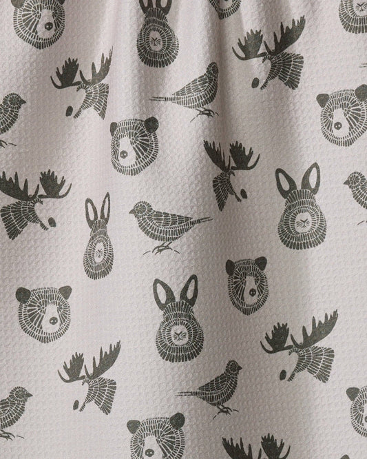 Forest Animals Kitchen Tea Towel