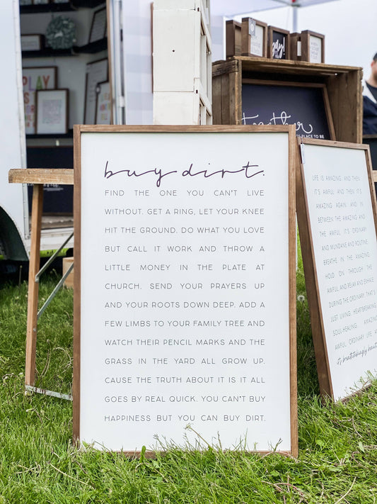 Buy Dirt Wall Art