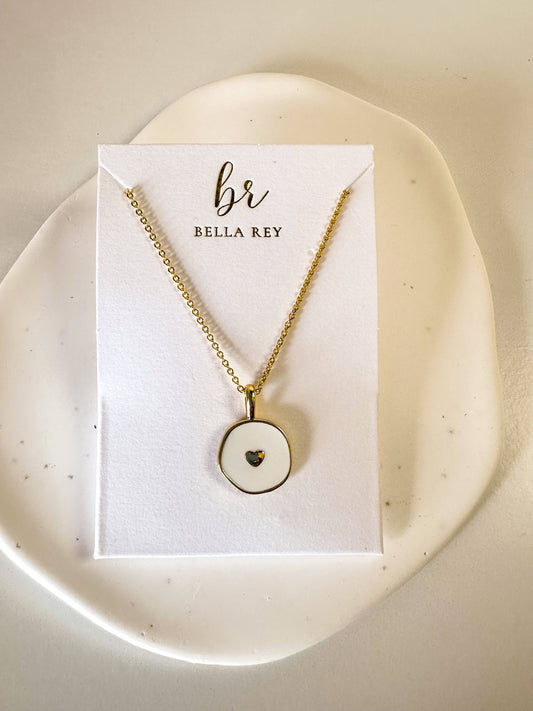 The Remy Dainty Heart Charm Necklace