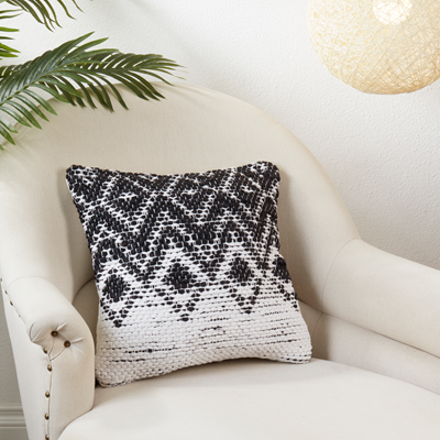 Diamond Woven 18" X 18" Throw Pillow