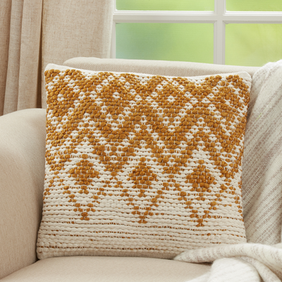 Diamond Woven 18" X 18" Throw Pillow