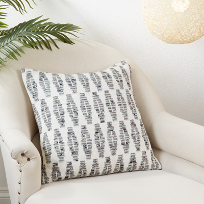 Grey Diamond 20x20 Pillow