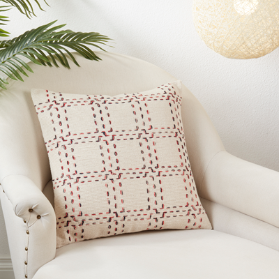 Stitched Checker 20x20 Pillow