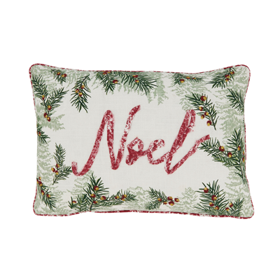 12" X 18" Oblong Noel Throw Pillow