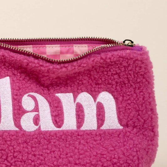 Pink Glam Teddy Pouch