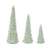 Green Glitter Trees