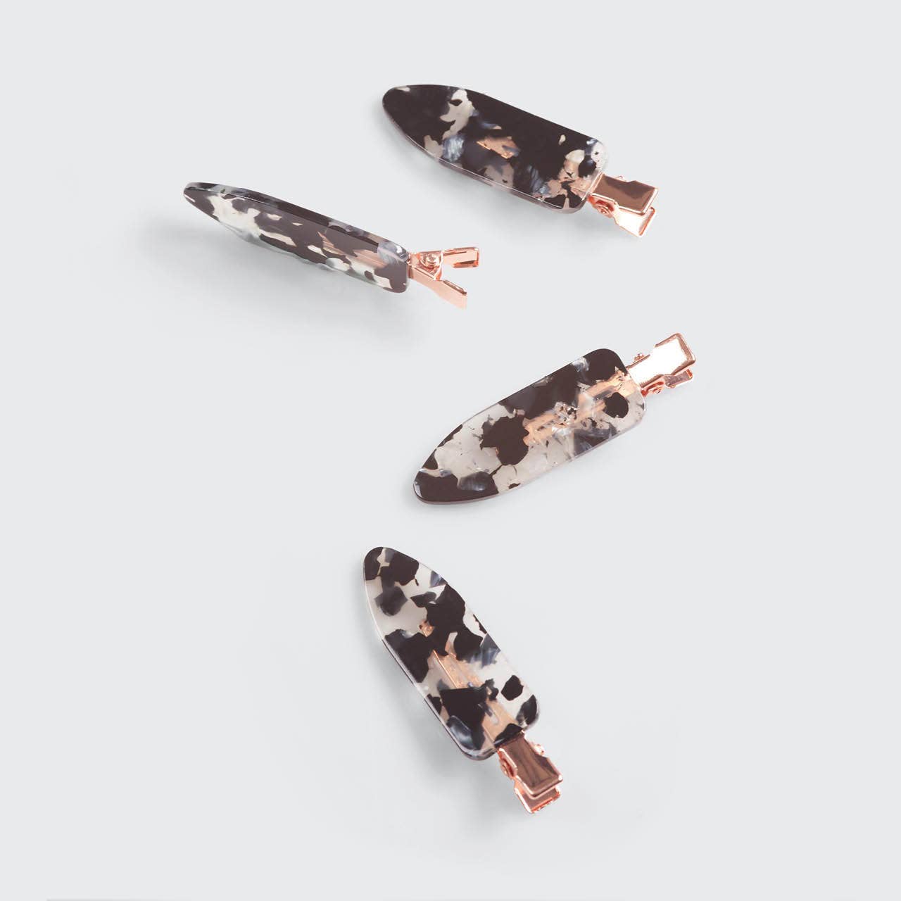 Black Terrazzo Eco-Friendly Creaseless Clips