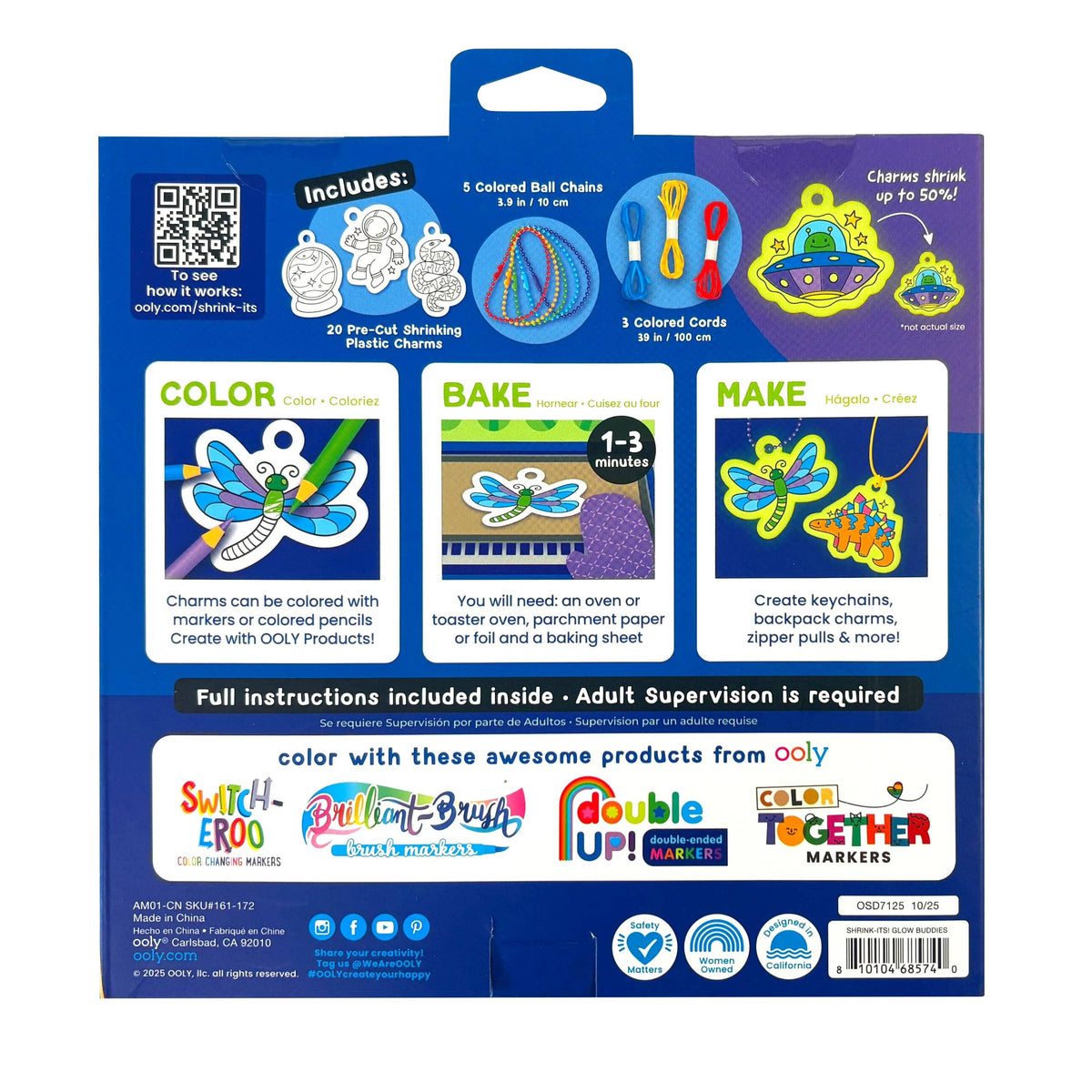 Glow Buddies Shrink-Its! DIY Shrink Art Kit