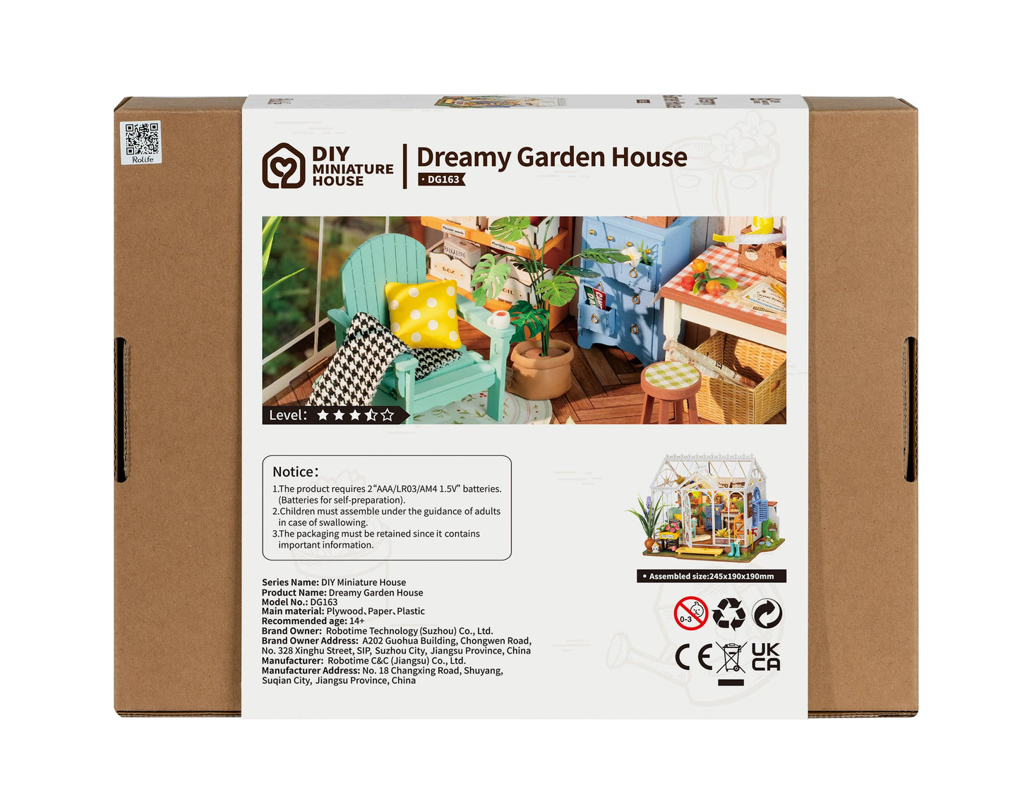 Dreamy Garden House Minature Kit