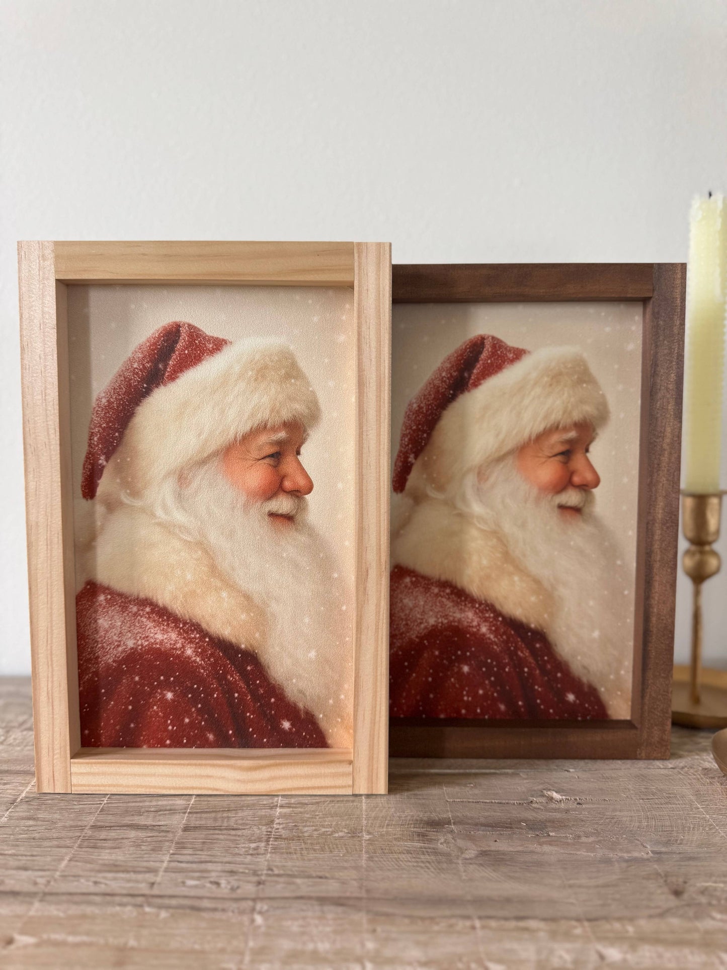 Snowy Santa Wall Decor