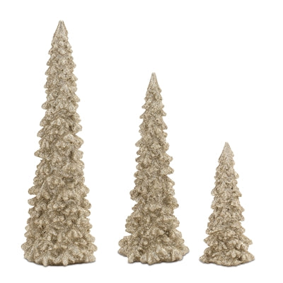 Gold Glitter Trees