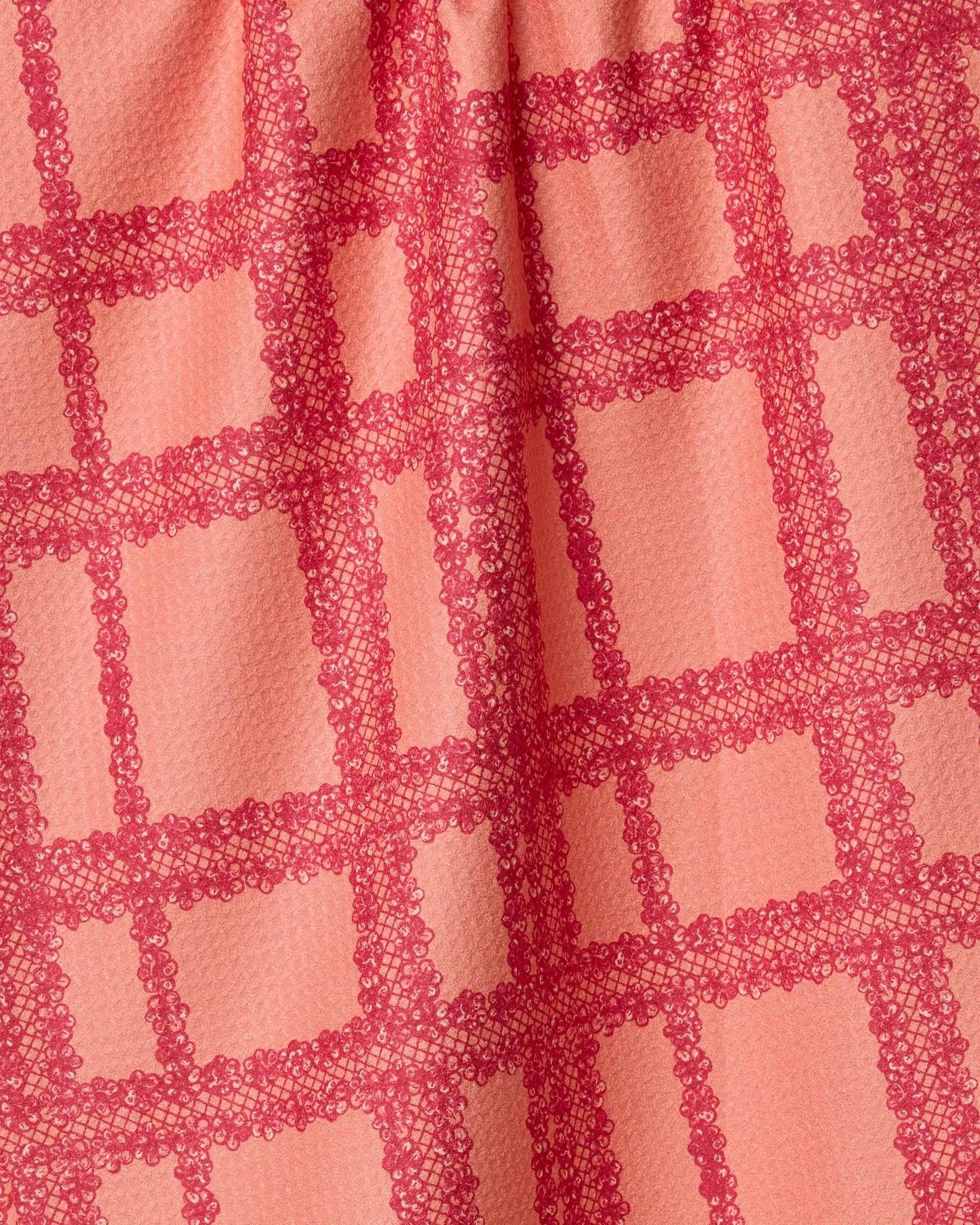 Lacy Plaid Kitchen Tea Towel