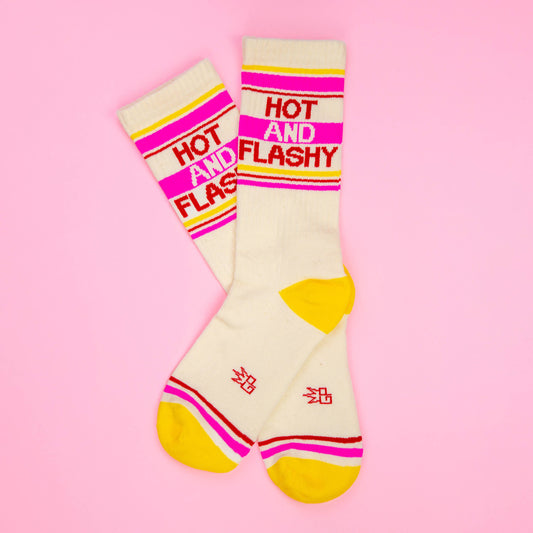Hot and Flashy Crew Socks