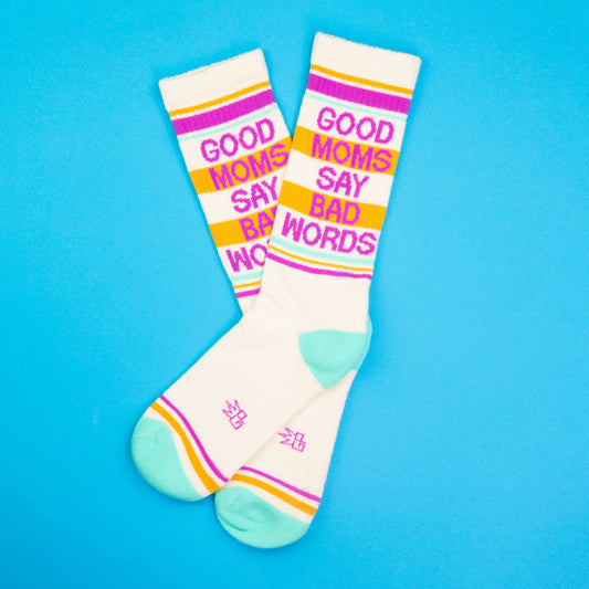 Good Moms Say Bad Words Crew Socks