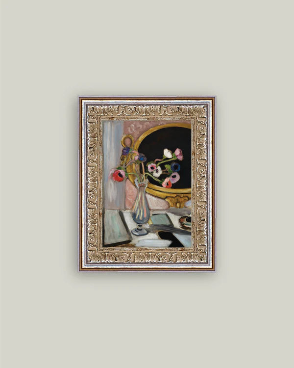 Anemone and Mirror Wall Art