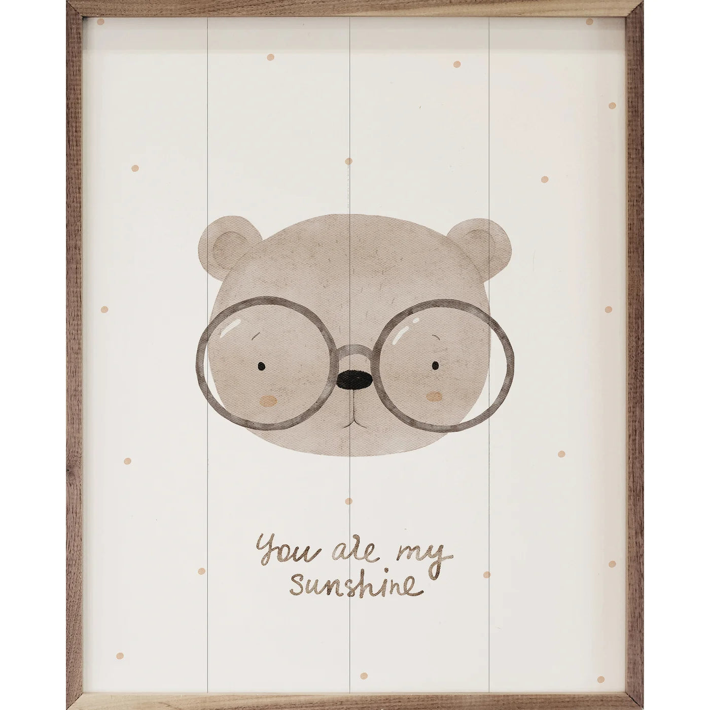 Boho Watercolor Bear Sign