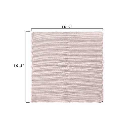 Square Cotton Knit Dish Cloths