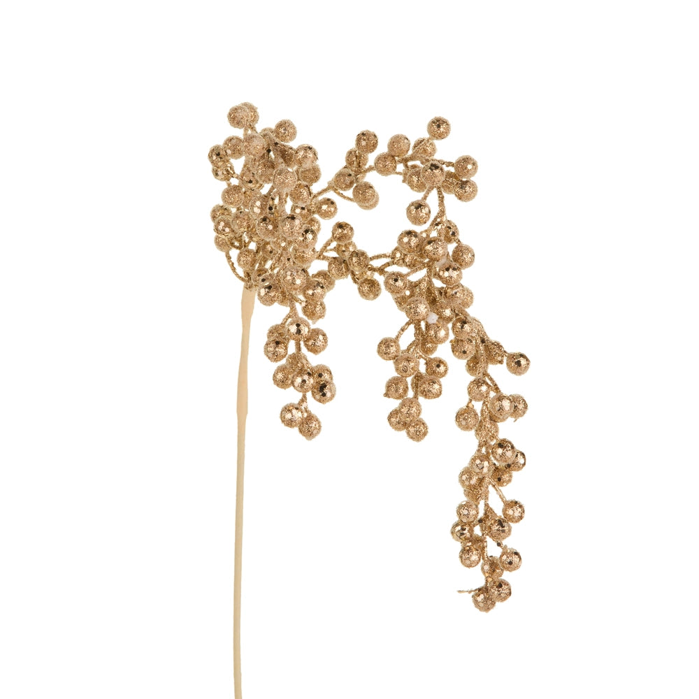 Glitter Hanging Berry Spray
