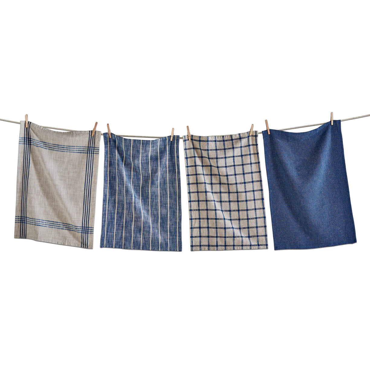 Midnight Blue Canyon Woven Dishtowel