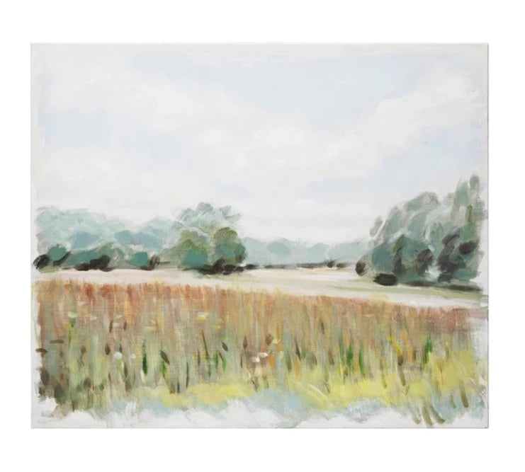 Hand-Painted Canvas Landscape Wall Art