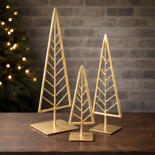 Gold Metal Trees