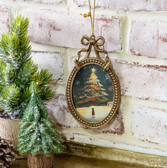 Bow Frame Ornament