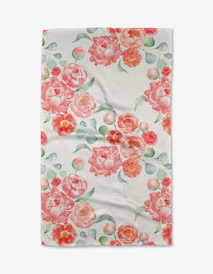 Blush Florals Kitchen Tea Towel