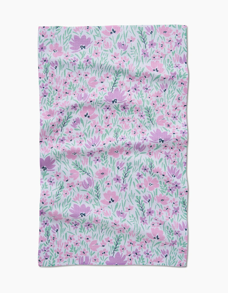 Spring Fleur Blooms Kitchen Tea Towel
