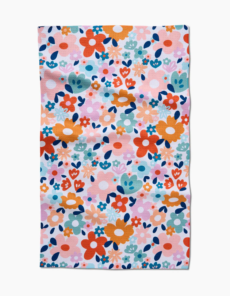 Whimsy Floral Kitchen Tea Towel