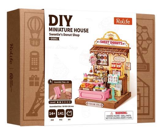 Sweetie's Donut Shop Miniature House