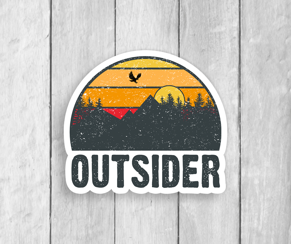 Outsider Vinyl Sticker